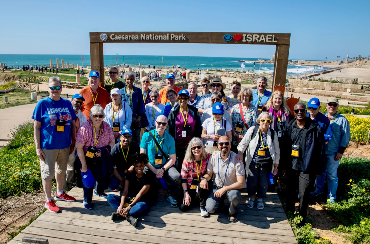 Metro Chicago and Florida-Bahamas Synod members visit Caesarea in April 2023