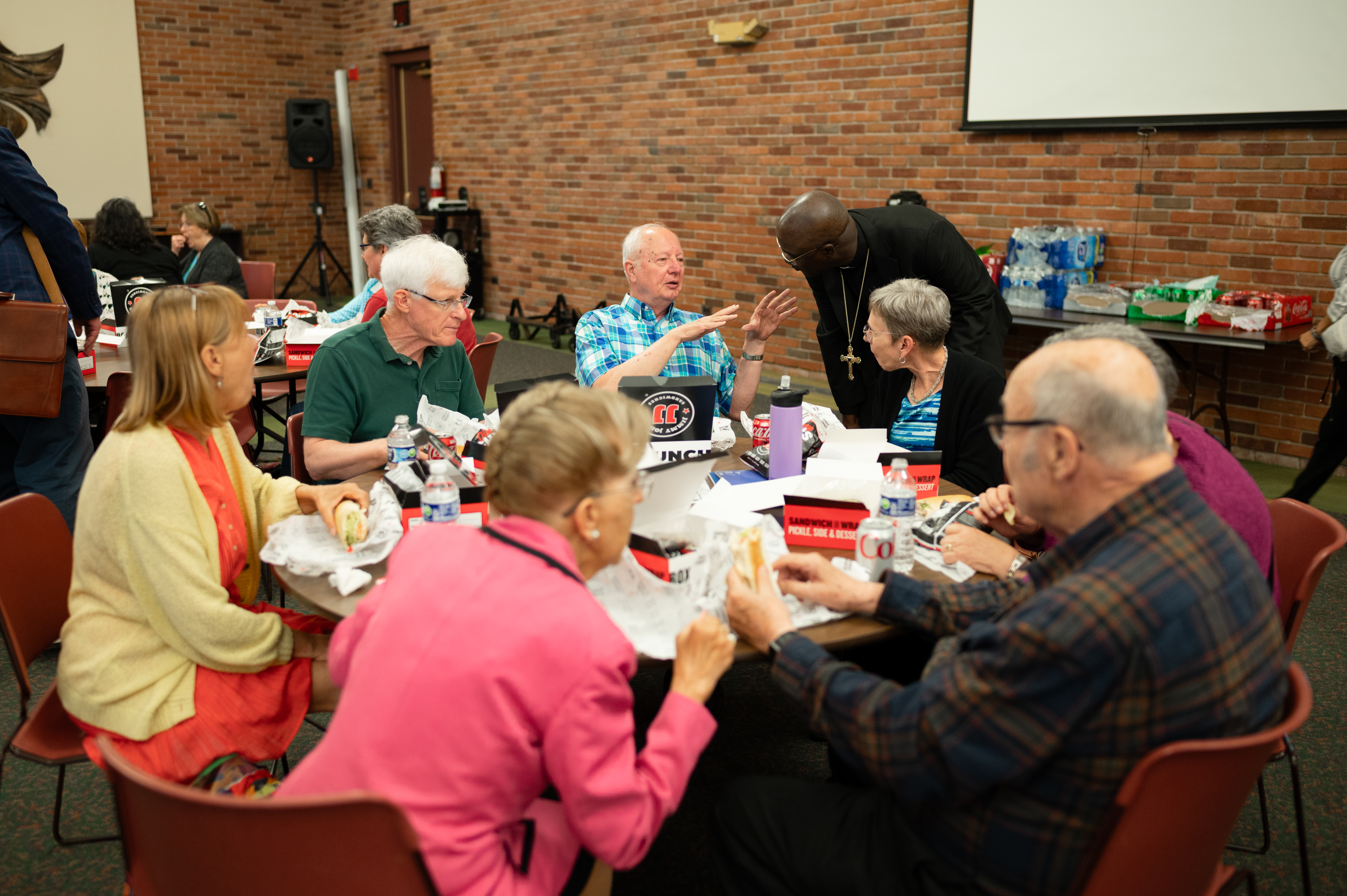 People at lunch